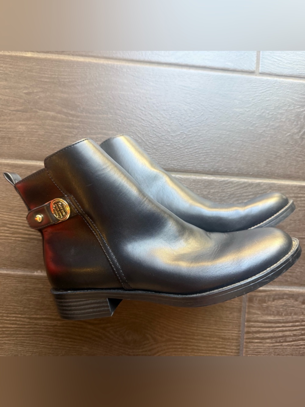 Tommy Hilfiger Black ankle boots